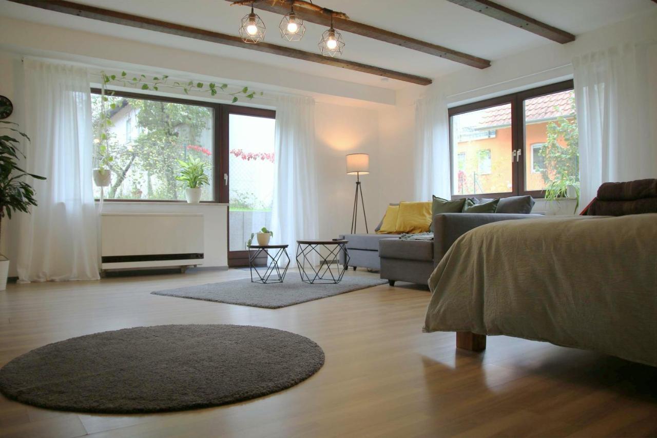 Studio-Apartment Mit Garten, Parkplatz & Kueche Ofemburgo Exterior foto